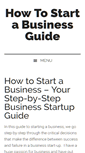 Mobile Screenshot of how-to-start-a-business-guide.com